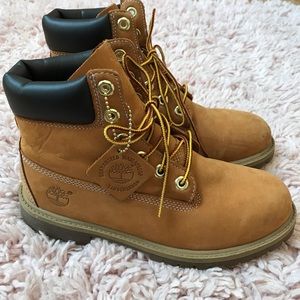 Tan Timberland boots
